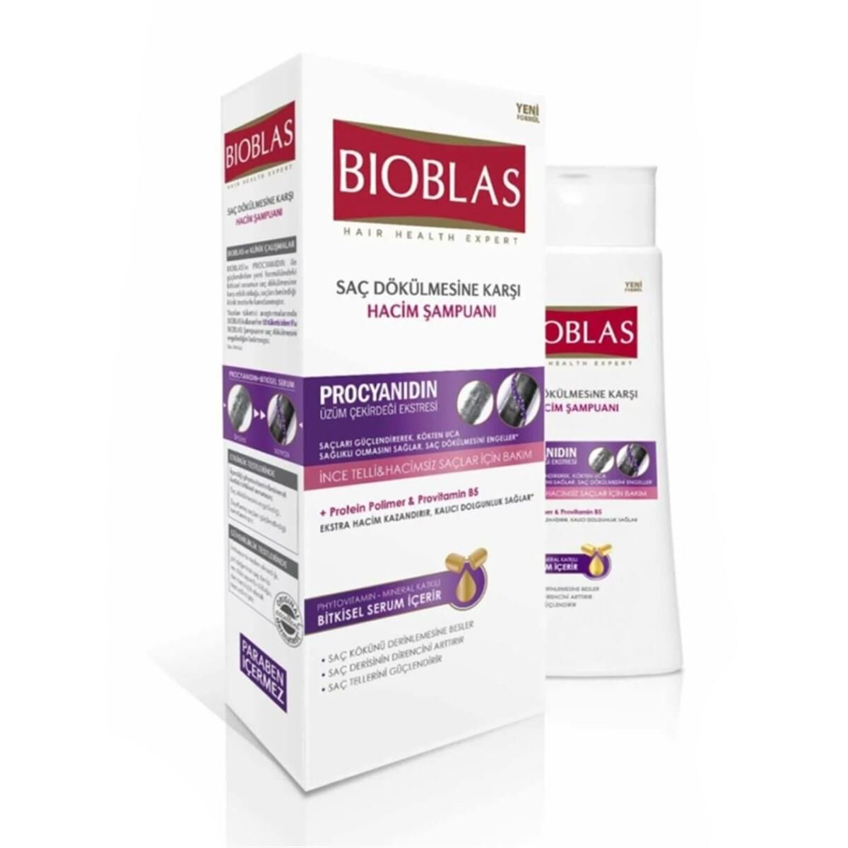 BİOBLAS ŞAMPUAN 360ML PROCIYANIDIN HACİMLİ SAÇLAR