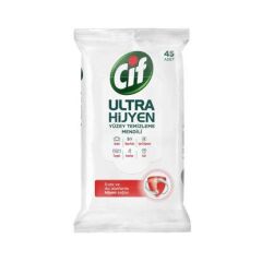 CİF ULTRA HİJYEN TEMİZLEME MENDİLİ 45Lİ