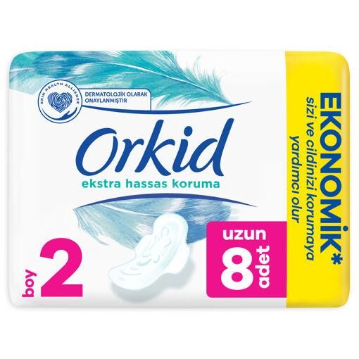 ORKİD EXTRA UZUN TEKLİ HASSAS 8Lİ