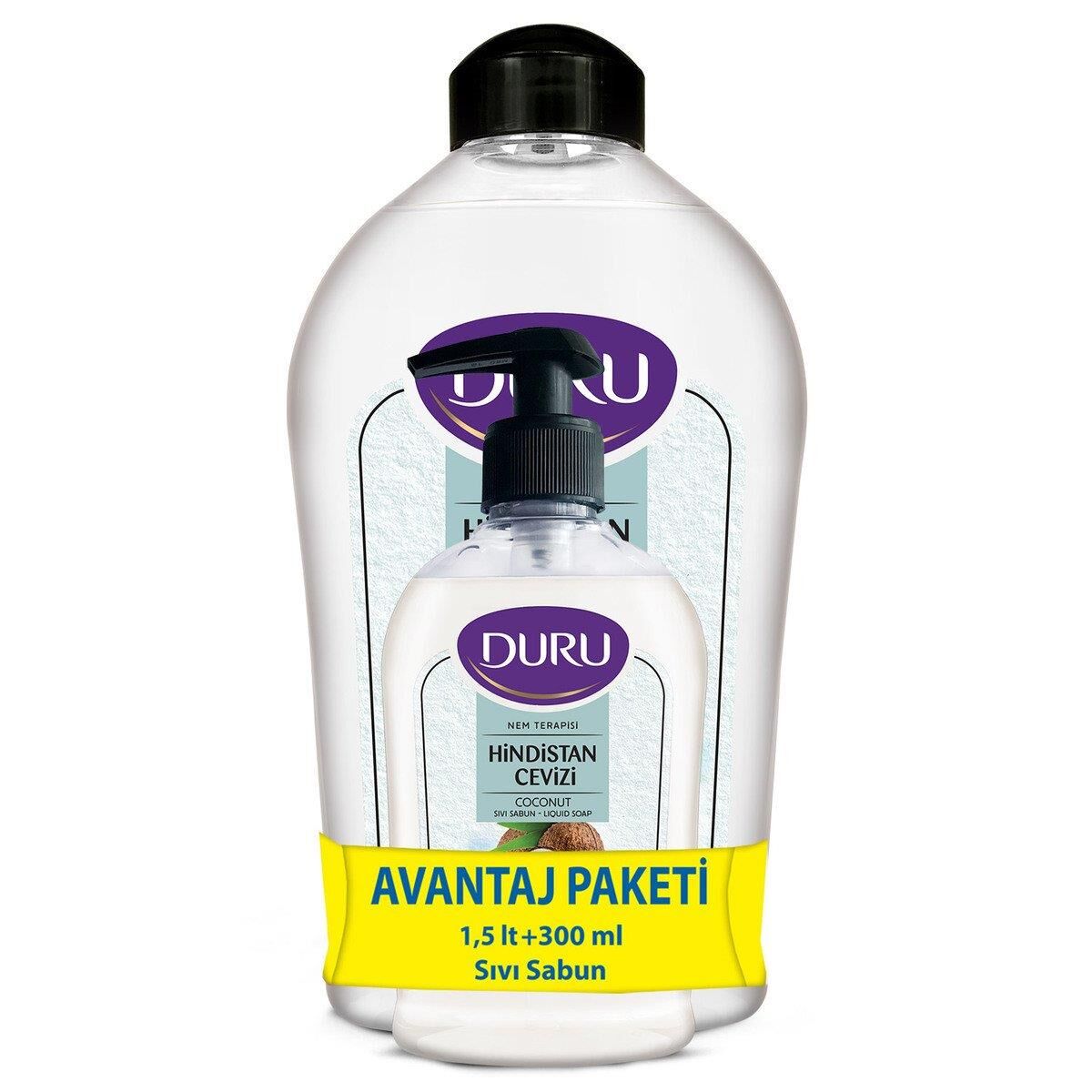 DURU SIVI SABUN 1,5LT+300ML HİNDİSTAN CEVİZİ