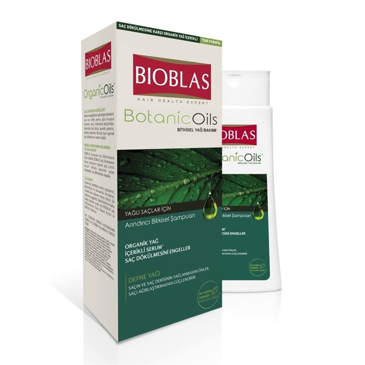 BİOBLAS ŞAMPUAN 360ML BOTANIC YAĞLI SAÇLAR