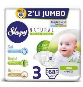 SLEEPY CIRTLI BEZ JUMBO MİDİ  3NO 68 Lİ