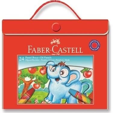 FABER CASTELL ÇANTALI PASTEL BOYA 24LÜ