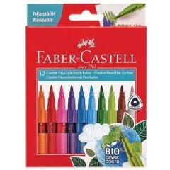 FABER CASTEL KEÇELİ KALEM BIO P.G. FIRÇA UÇ 12Lİ