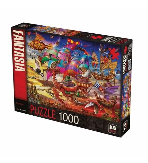 KS GAMES PUZZLE 1000 THE FLİGHT