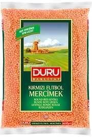 DURU MERCİMEK 1KG KIRMIZI FUTBOL