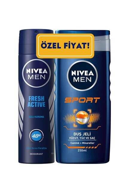 XNİVEA DEO 150ML BY FRESH+DUŞ JELİ SPORT 250ML