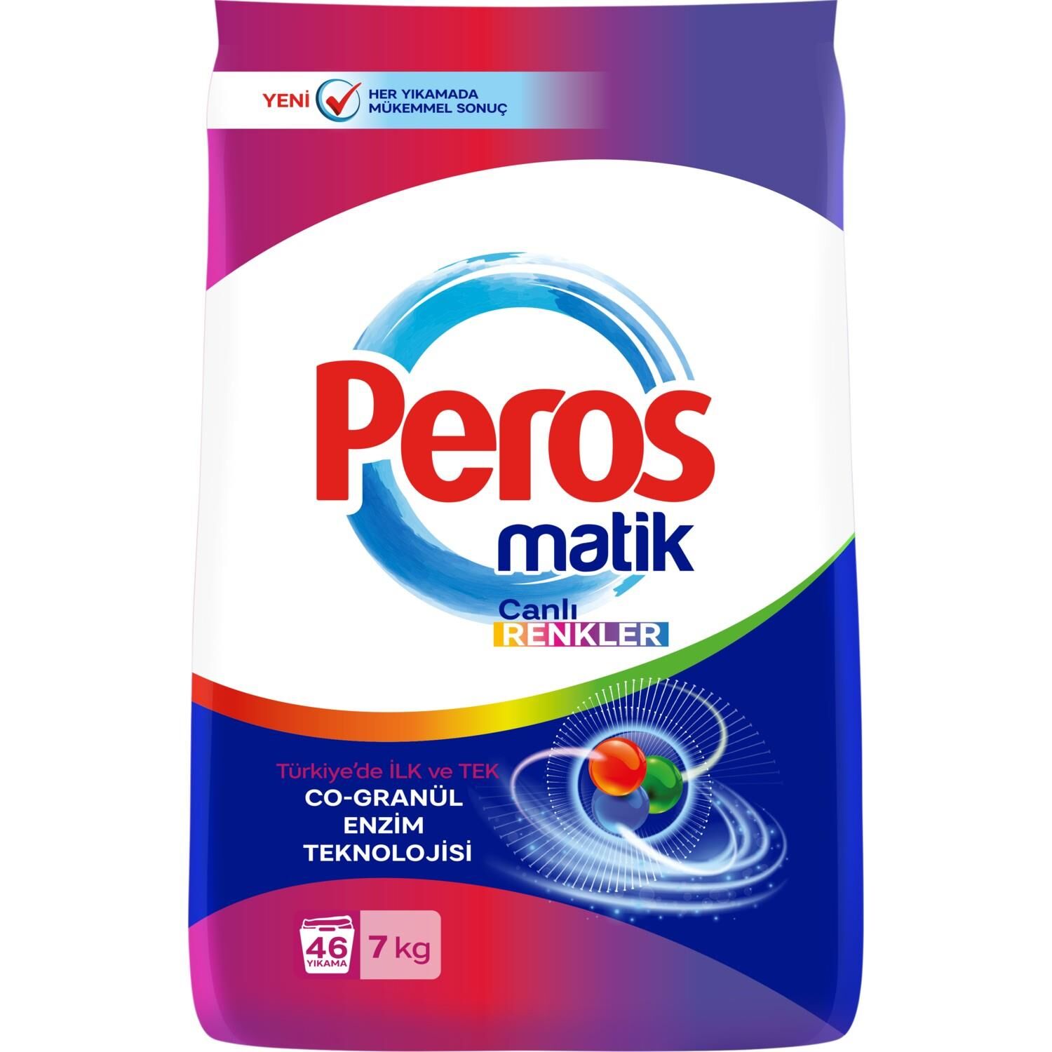 PEROS MATİK  7KG CANLI RENKLER