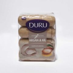 DURU SABUN MİNERAL ACTİON ARGAN&KİL 4X70GR