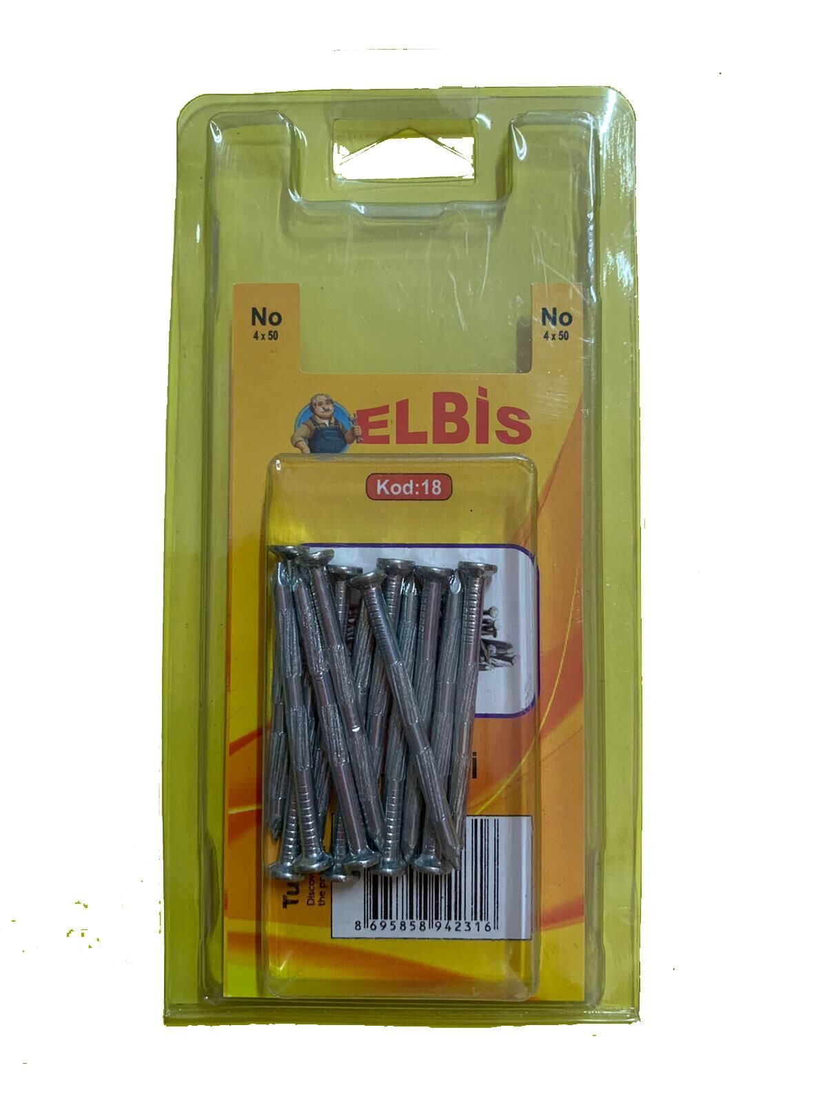 ELBİS KOD-18 4X50 ÇELİK ÇİVİ