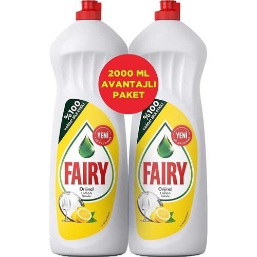 XFAİRY SIVI BULAŞIK DETERJANI LİMON(2X1000ML)