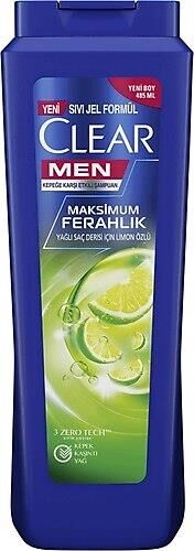 CLEAR ŞAMPUAN 485ML MEN MAKSİMUM FERAHLIK