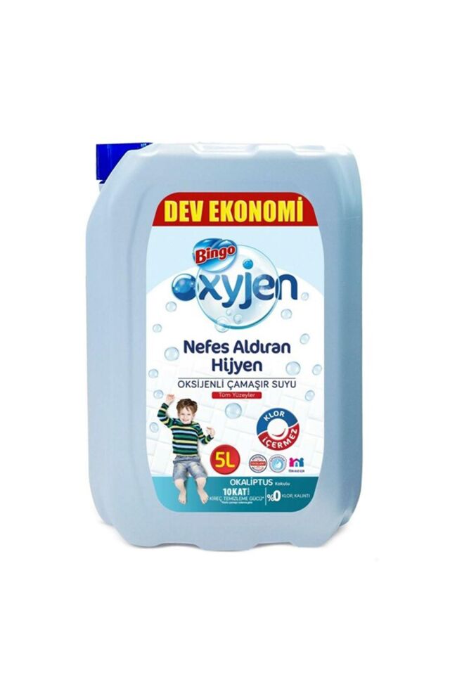 XBİNGO ÇAMAŞIR SUYU 5 LT OKSİJEN OKALİPTUS