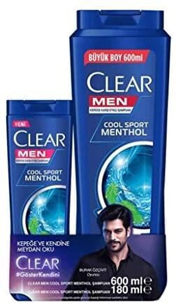 XCLEAR ŞAMPUAN COOL SPORT 600ML +  180ML  MEN