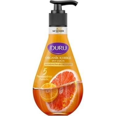 DURU SIVI SABUN 500ML MANDALİNA VE GREYFURT