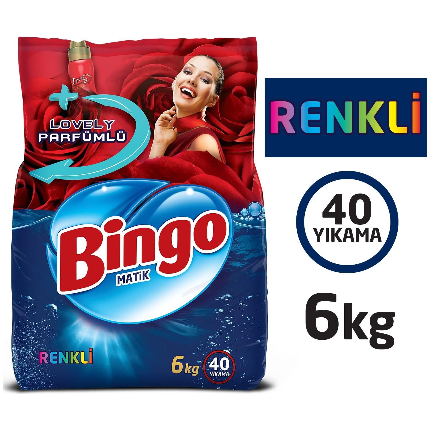 BİNGO MATİK 6KG RENKLİ