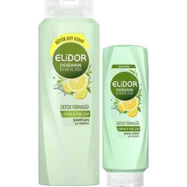 XELİDOR ŞAMPUAN 650ML DETOX+SAÇ KREMİ 200ML