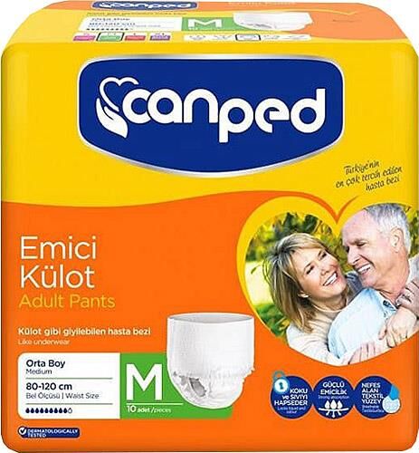 CANPED EMİCİ KÜLOT ORTA 10LU