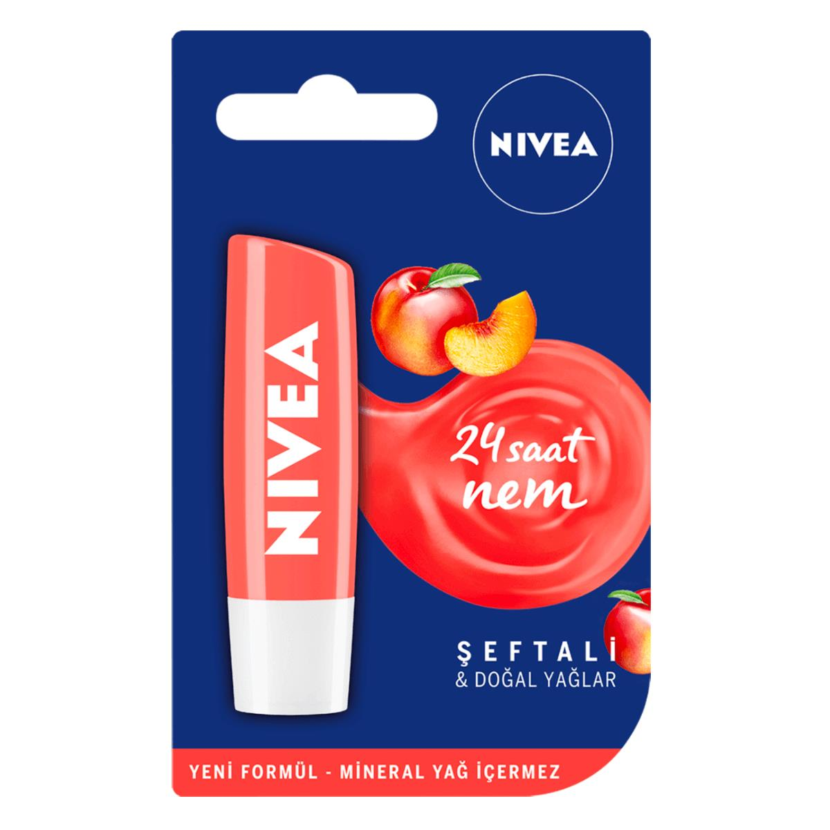 NİVEA LİP CARE FRUITY SHİNE ŞEFTALİ