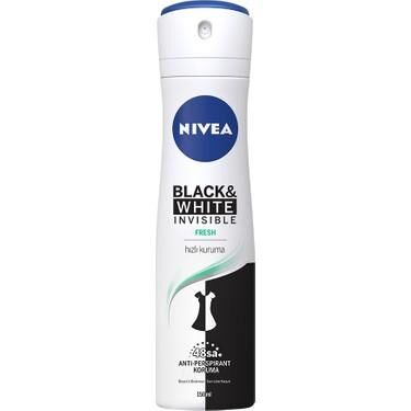 NİVEA DEODORANT 150ML BYN İNVİSİBLE B&W FRESH