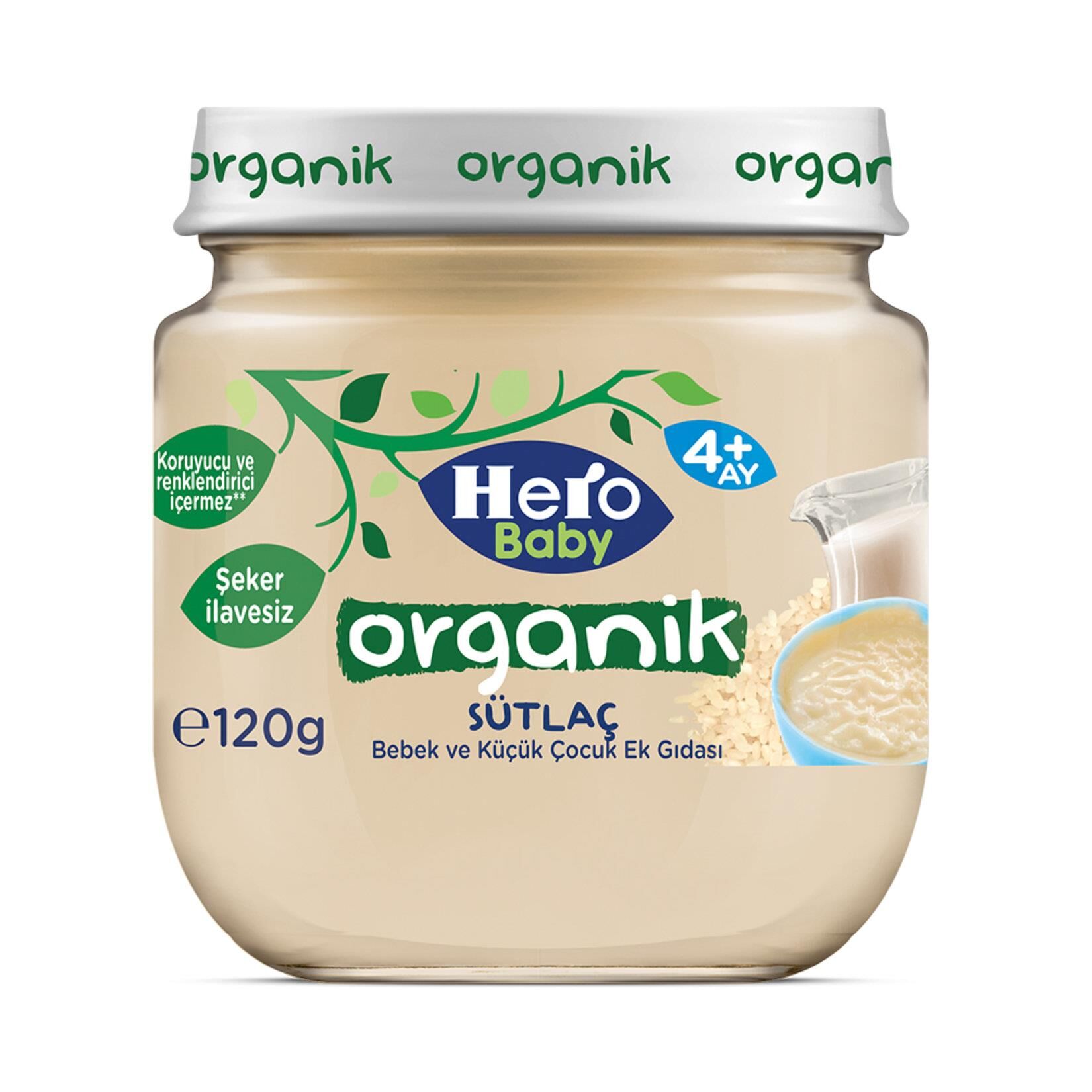 HEROBABY 120GR KVZ ORGANİK SÜTLAÇ