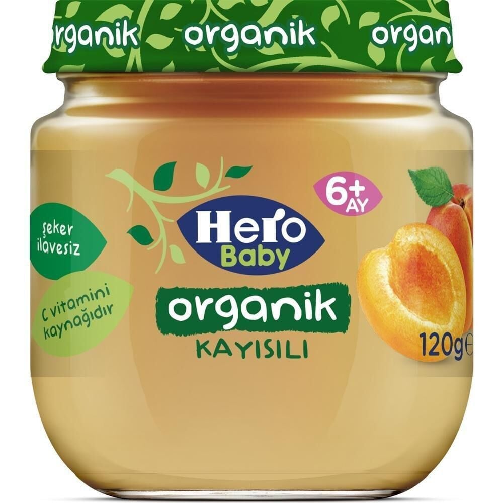 HEROBABY 120GR KVZ ORGANİK KAYISILI