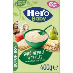 HEROBABY KŞ 400GR SÜTLÜ MEYVELİ 8 TAHILLI