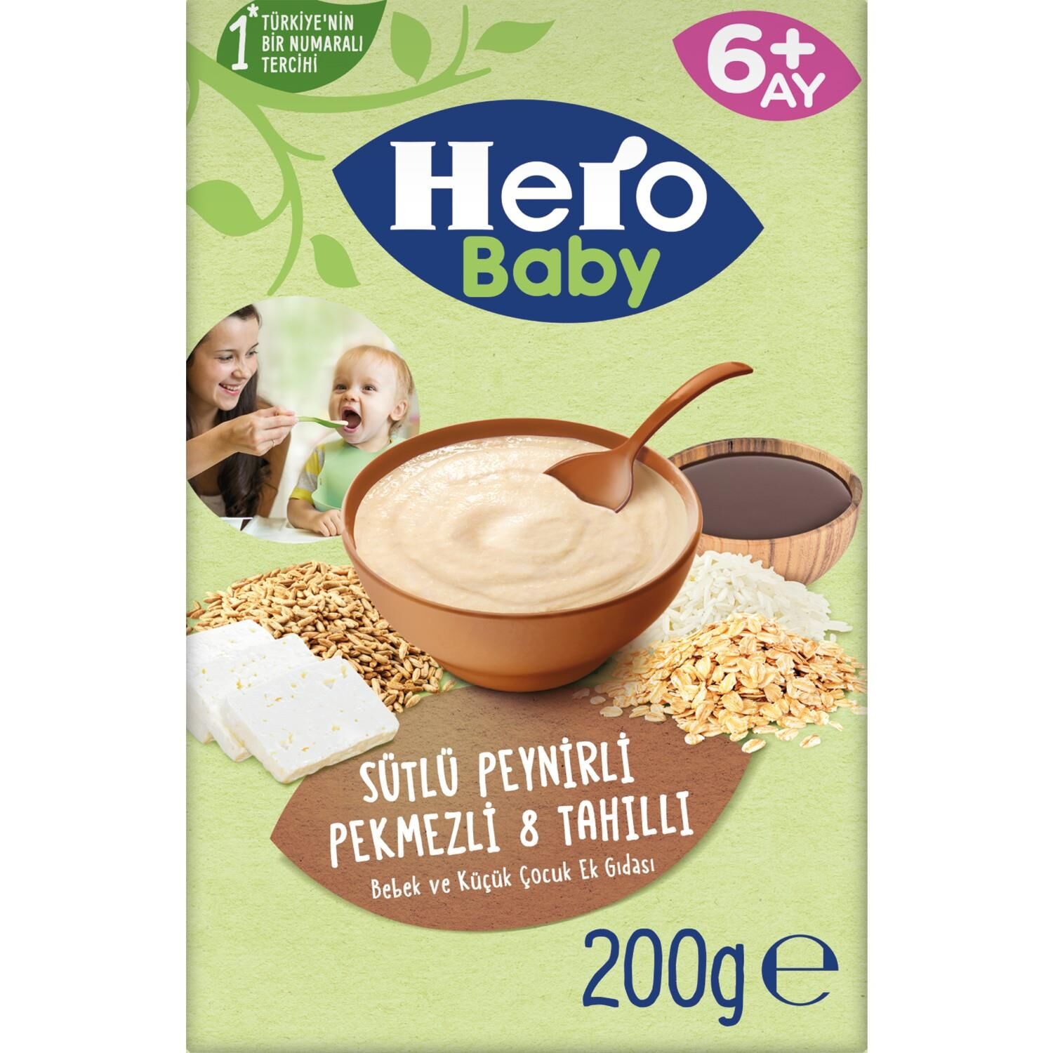 HEROBABY KŞ 200GR 8 TAHILLI PEYNİR PEKMEZ