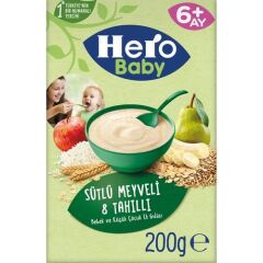 HEROBABY KŞ 200GR SÜTLÜ 8 TAHILLI MEYVELİ