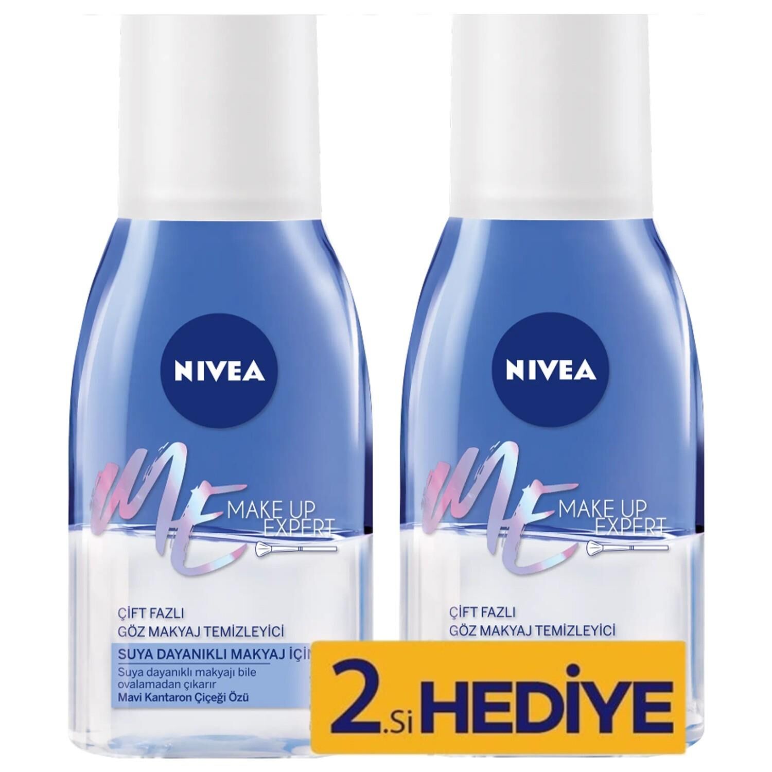 NİVEA 125ML GÖZ MAKYAJ TEMİZLEME SUYU 1+1 SET