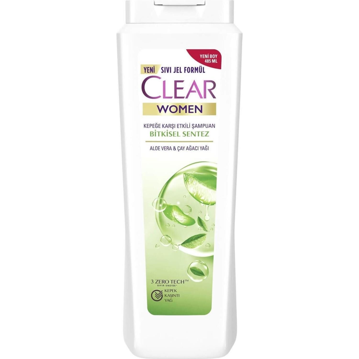 CLEAR ŞAMPUAN 485ML WOMEN BİTKİSEL SENTEZ