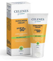 CELENES HERBAL GÜNEŞ KREMİ YAŞLANMA KARŞITI 50 SPF