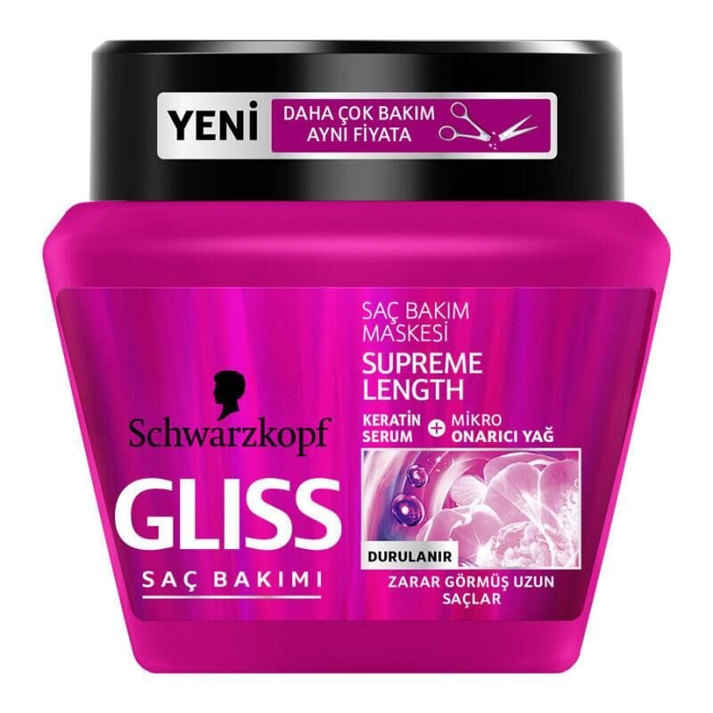 GLİSS SAÇ MASKESİ 300ML SUPREME LENGTH