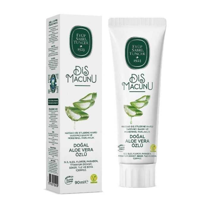 EYÜP SABRİ  DİŞ MACUNU 90ML DOĞAL ALOE VERA ÖZLÜ