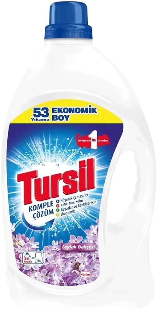 TURSİL JEL 3,44 LT LEYLAK BAHÇESİ 53 YIKAMA