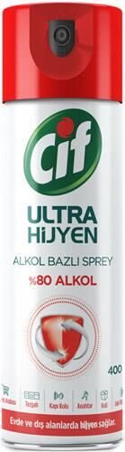 CİF ULTRA HİJYEN ALKOL BAZLI SPREY 400ML