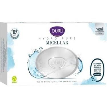 DURU HYDRO PURE SABUN 3X150GR MİCALLER