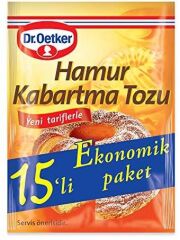 DR OETKER KABARTMA TOZU 15Lİ + 2 MAYA HED. 170G